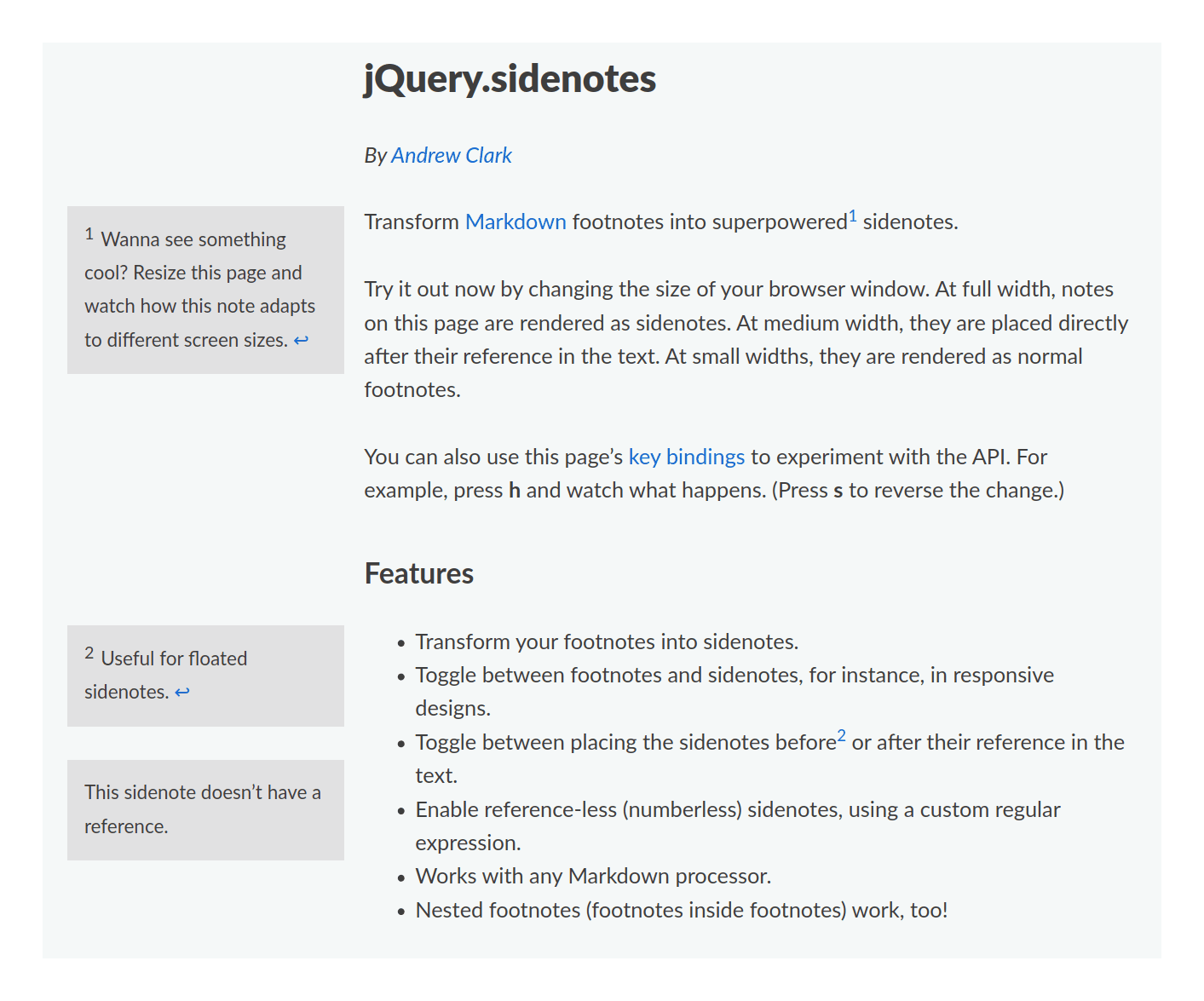 jQuery.sidenotes (default desktop appearance)