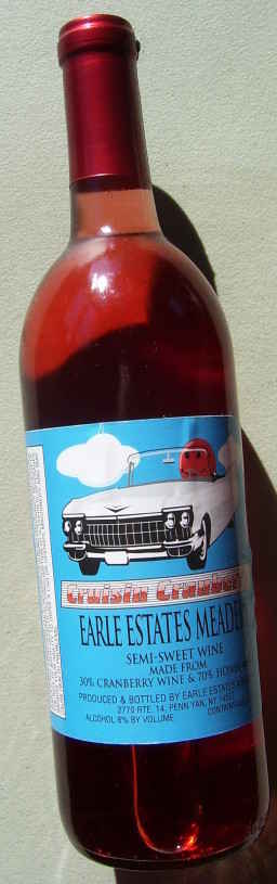 Cranberry mead, 2013 bottle