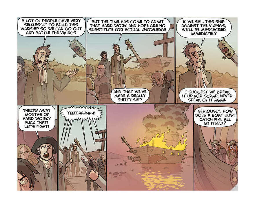 Insisting correlation ≈ causation (Oglaf, “Bilge” (2013))