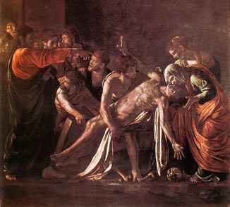 Raising Lazarus from the dead.