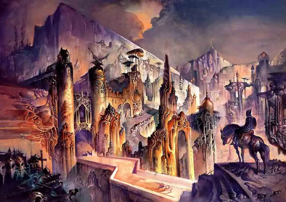 The Citadel of the Autarch cover art (Bruce Pennington)
